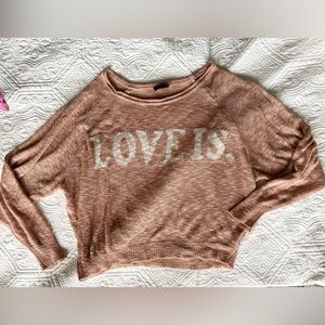 Blank Paige 💕❤️LOVE IS. Valentines Day Sweater